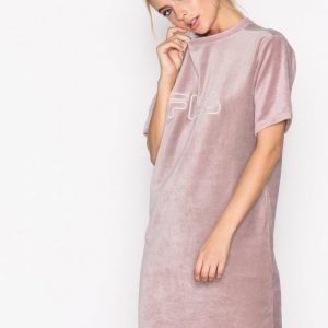 Fila Luna Long Tee Dress Loose Fit Mekko Woodrose