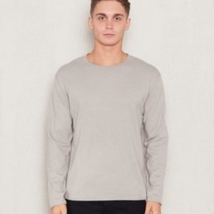 Filippa K Cotton Cashmere Roundneck Chart Grey