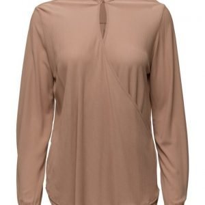 Filippa K Crepe Wrap Blouse pitkähihainen pusero