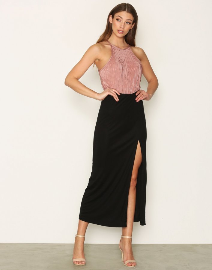 Filippa K Flowy Maxi Skirt Pitka Hame Black Vaatekauppa24.fi