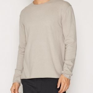 Filippa K M. Cotton Cashmere R-Neck Neulepusero Grey