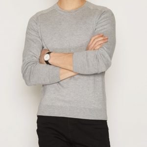 Filippa K M. Cotton Merino Sweater Neulepusero Light Grey