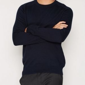 Filippa K M. Cotton Merino Sweater Neulepusero Navy