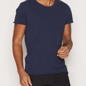 Filippa K M. Melange Tee T-paita Navy