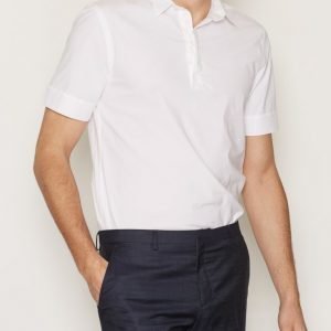 Filippa K M. Peter Poplin Polo Shirt Kauluspaita Valkoinen