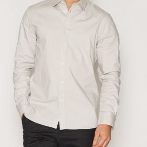 Filippa K M. Pierre Stretch Oxford Shirt Kauluspaita Grey