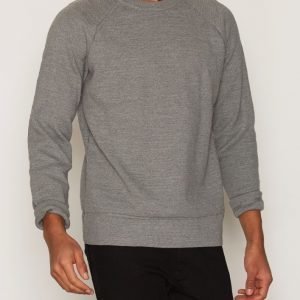 Filippa K M. Slub Knit Sweatshirt Pusero Grey Melange