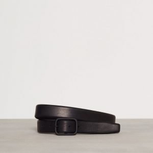 Filippa K M. Tonal Leather Belt Vyö Black