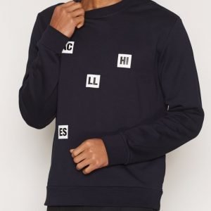 Filippa K M. Tyco Cotton Sweatshirt Pusero Navy