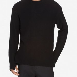 Filippa K M. Wool Cotton Sweater Neulepusero Black