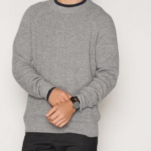 Filippa K M. Wool Linen Rib Sweater Neulepusero Grey