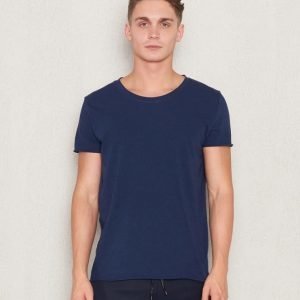 Filippa K Melange Tee Navy Melange