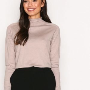 Filippa K Mock Neck Pullover Poolopusero Fawn