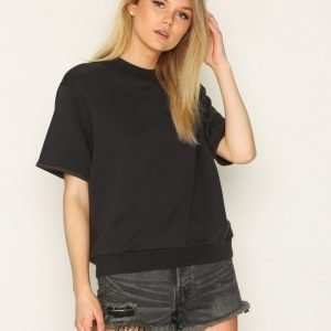 Filippa K Short Sleeve Sweat Svetari Blue Graphite