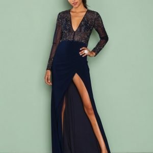 Forever Unique Lauren Dress Maksimekko Navy