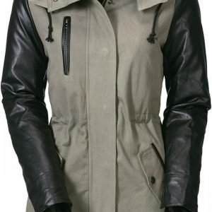 Forplay Leatherlook Sleeve Jacket Naisten Keinonahkatakki