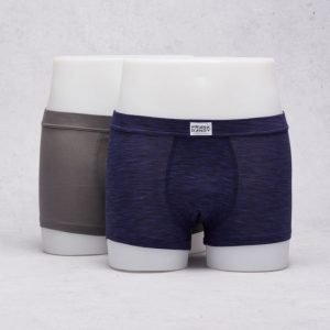 Frank Dandy 2-Pack Bamboo Trunks Charcoal Grey/Space Grey Navy