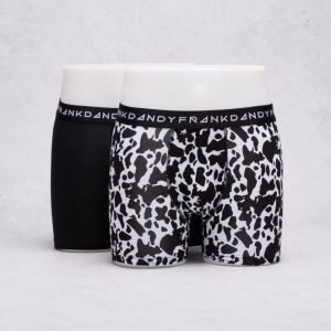 Frank Dandy 2-Pack Boxer Cow Black/White