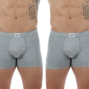 Frank Dandy 2p Bamboo Boxer Bokserit Harmaa