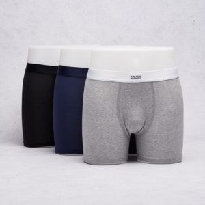 Frank Dandy 3-Pack Cotton Boxer Black/Navy/Grey