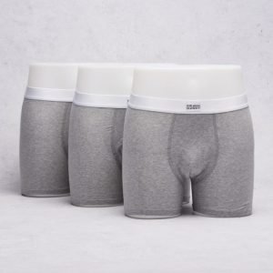 Frank Dandy 3-Pack Cotton Boxer Grey Melange