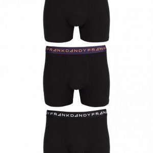 Frank Dandy 3-Pack Seasonal Boxer Bokserit Black