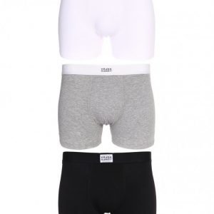 Frank Dandy 3p.Legend Melange Boxer Bokserit White/Grey/Black