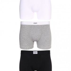 Frank Dandy 3p.Legend Melange Boxer Bokserit White/Grey/Black