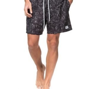 Frank Dandy Starsign Bermuda Shorts Black