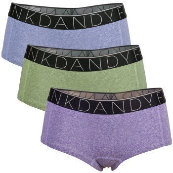 Frank Dandy Womens Legend Melange Boxer  3 pakkaus