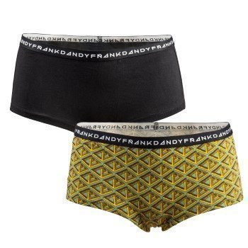 Frank Dandy Womens Solid Boxer 2 pakkaus