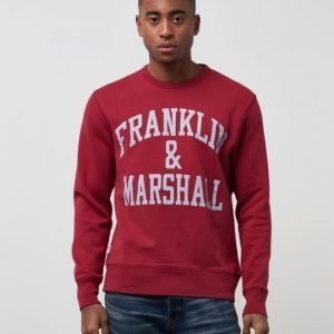 Franklin & Marshall Basic Logo Sweat Bordeaux