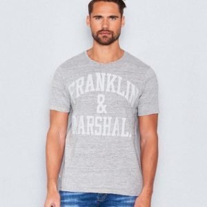 Franklin & Marshall Basic Logo Tee Sport Greymelange