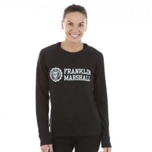 Franklin & Marshall Classic Logo Crewneck Pusero Musta