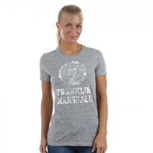 Franklin & Marshall Classic Logo Tee T-paita Harmaa