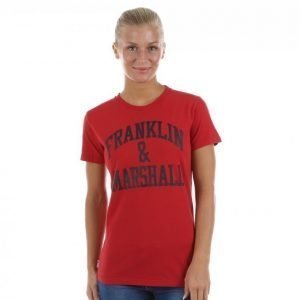 Franklin & Marshall Classic Tee T-paita Punainen