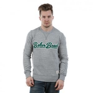 Franklin & Marshall Crewneck Fleece Collegepaita Harmaa