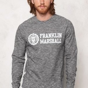 Franklin & Marshall Fleece Fleece Round Black Melange