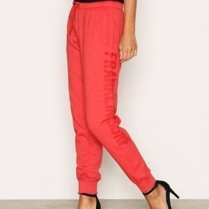 Franklin & Marshall Fleece Pants Housut Red