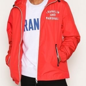 Franklin & Marshall Jacket Nylon Zip Takki Red