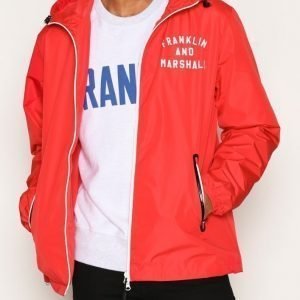 Franklin & Marshall Jacket Nylon Zip Takki Red