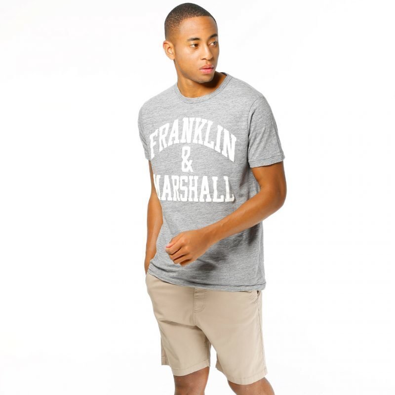 Franklin & Marshall Jersey Round Logo -t-paita