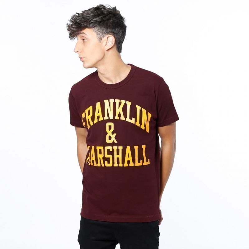 Franklin & Marshall Jersey Round Logo -t-paita