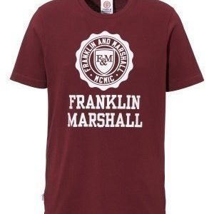 Franklin & Marshall Jersey T-Shirt 656 Bordeaux