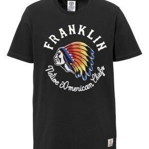 Franklin & Marshall T-paita 006 Black Shadow