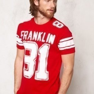 Franklin & Marshall Tshirt Jersey Round Comets Red