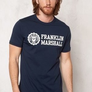 Franklin & Marshall Tshirt Jersey Round Navy