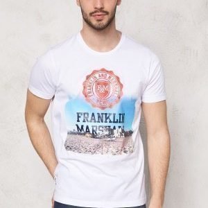 Franklin & Marshall Tshirt Jersey Round White