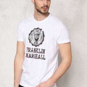 Franklin & Marshall Tshirt Jersey Round White