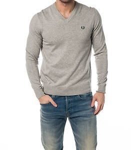Fred Perry Classic V-Neck Stone Marl